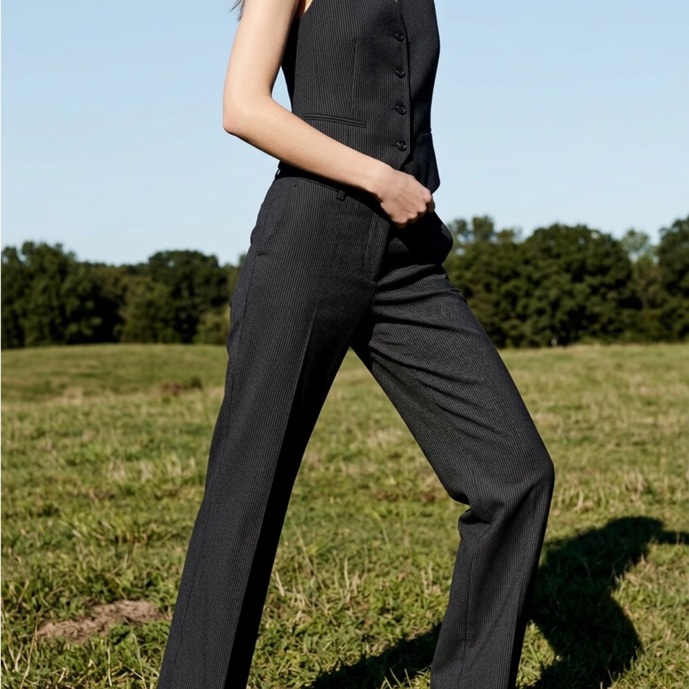 H&M Charcoal Pinstripe Trousers